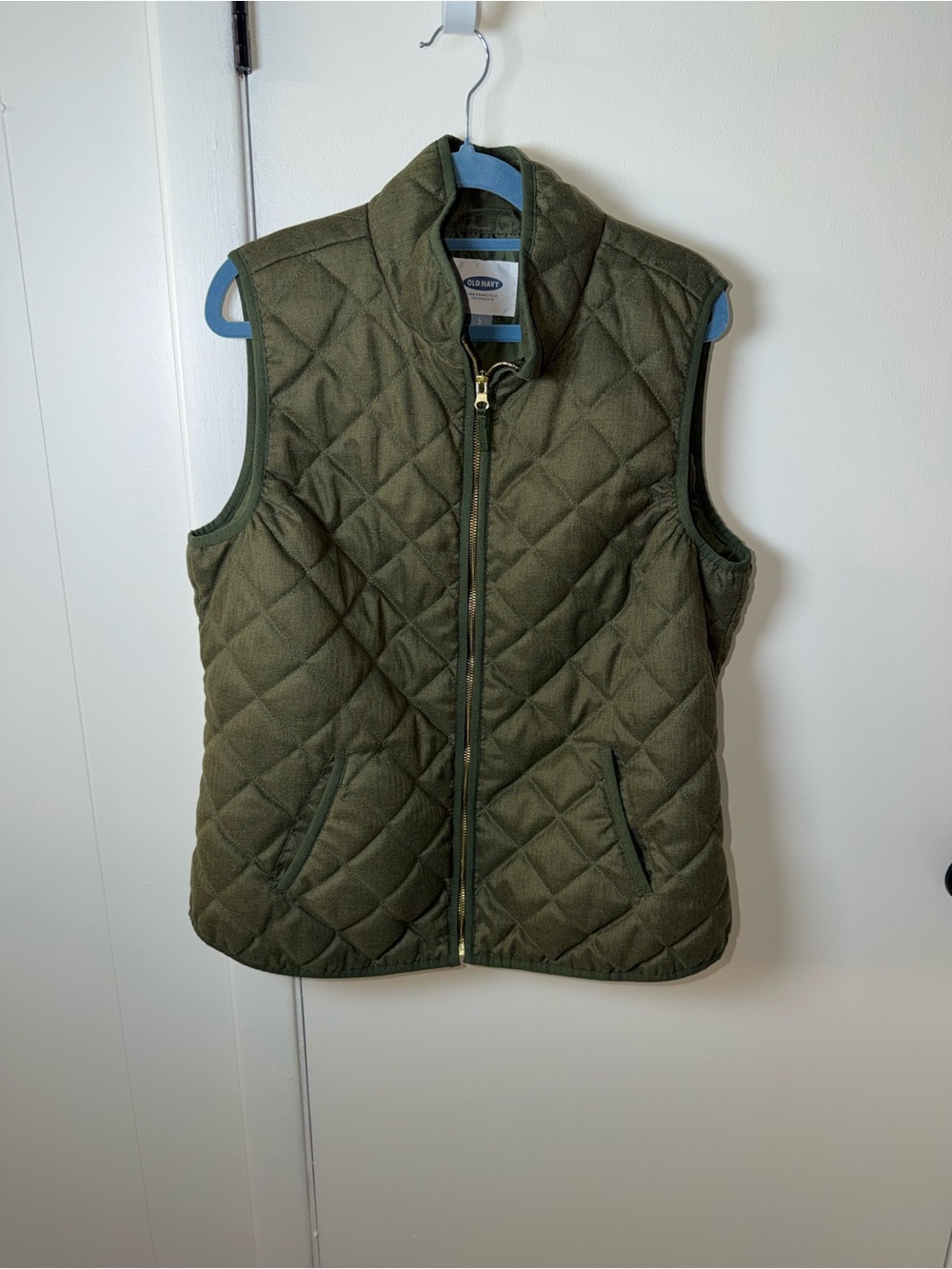 Old Navy | Quilted Vest | Women’s Large | GUC | Olive